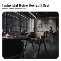 Cafe Table and Sofa Combination Retro Design Restaurant Booth Set Comfortable Seating Industrial Dining Set for Bar Owners, Dessert Shop, Tea House