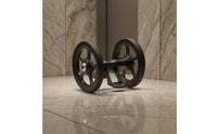 Aluminum Alloy Push Wheel Assembly Metal Axle Folding Bike Mudguard Push Wheel Compact