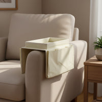 Sofa Armrest Organizer Deluxe Sofa Organizer with Tray Multi-Compartment for Living Room