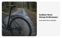 2 Pieces Mountain Bike Mudguard Set Easy to Install Mountain Bike Mud Guards Plastic Cycle Mudguard Streamlined Shape Cycling