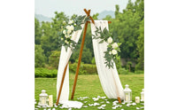 Wedding Arch Flower Garland Decorative Wedding Arch Floral Swag Artificial Flower Garland Pre-Assembled for Brides