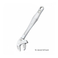 Industrial Grade Self-Adjusting Wrench Multi-Function Crab Claw Wrench Single-Handed Operation Self-Tightening Spanner Heavy Duty for Mechanics, Professionals, Plumbers, Car Repair, Workshop, Garage