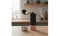 Manual Coffee Grinder Consistent Pulverize Hand Coffee Grinder Kitchen Tool Lightweight Detachable Design for Baristas, Home