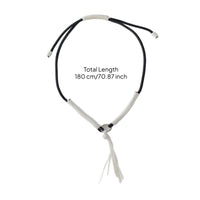 Horse Neck Rope with Tassel Adjustable Horse Neck Rope Handmade Lightweight for Equestrians, Riding, Groundwork