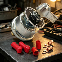 Heavy-Duty Battery Disconnect Switch High-Current Battery Cut-off Switch Sturdy Safe for Trucks