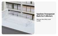 1:64 Scale Car Display Transparent Toy Car Display Rack Space-Saving