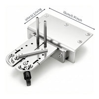 Jewelry Work Clamp Multifunction Bench-Mounted Clamp with Support Rods Jeweler's Vise Stainless Steel Jewelry Vise Aluminum