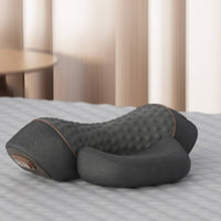 Electric Heated Neck Massager Pillow Contoured Airbag Neck Stretcher Ergonomic Health Device 3-in-1 for Lying Down