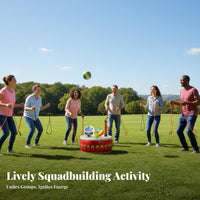 group Building sphere Bouncing Tarp Promotes Cooperation Cooperative Game Outdoor Social Group Activity Gear for Students, Corporate groups, Event Organizers, Company Retreats, School Sports Days