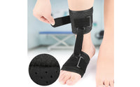 Adjustable Ankle-Foot Orthosis Breathable Ankle Foot Orthosis Anti-Slip AFO Brace Padded for Sleeping, Training