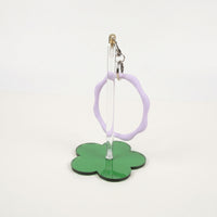 Upright Portable Yarn Holder with Hand Loop Compact Yarn Holder with Flower Base Handsunrestricted Craft Organizer Standing for Crocheters, Knitters, Crafters, Knitting, Crocheting, Traveling