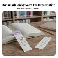 Bookmark Notepad Multi-Functional Tear-off Index Notes Portable Planner Memo Strip for Students, Teachers, Learning, Journaling, Planning