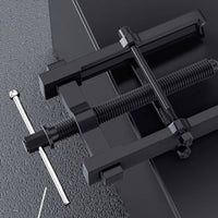 Threaded Bearing Puller Forged Two-Jaw Puller Heat-Treated Bearing Extractor Corrosion-Resistant for DIYers, Repair Shops