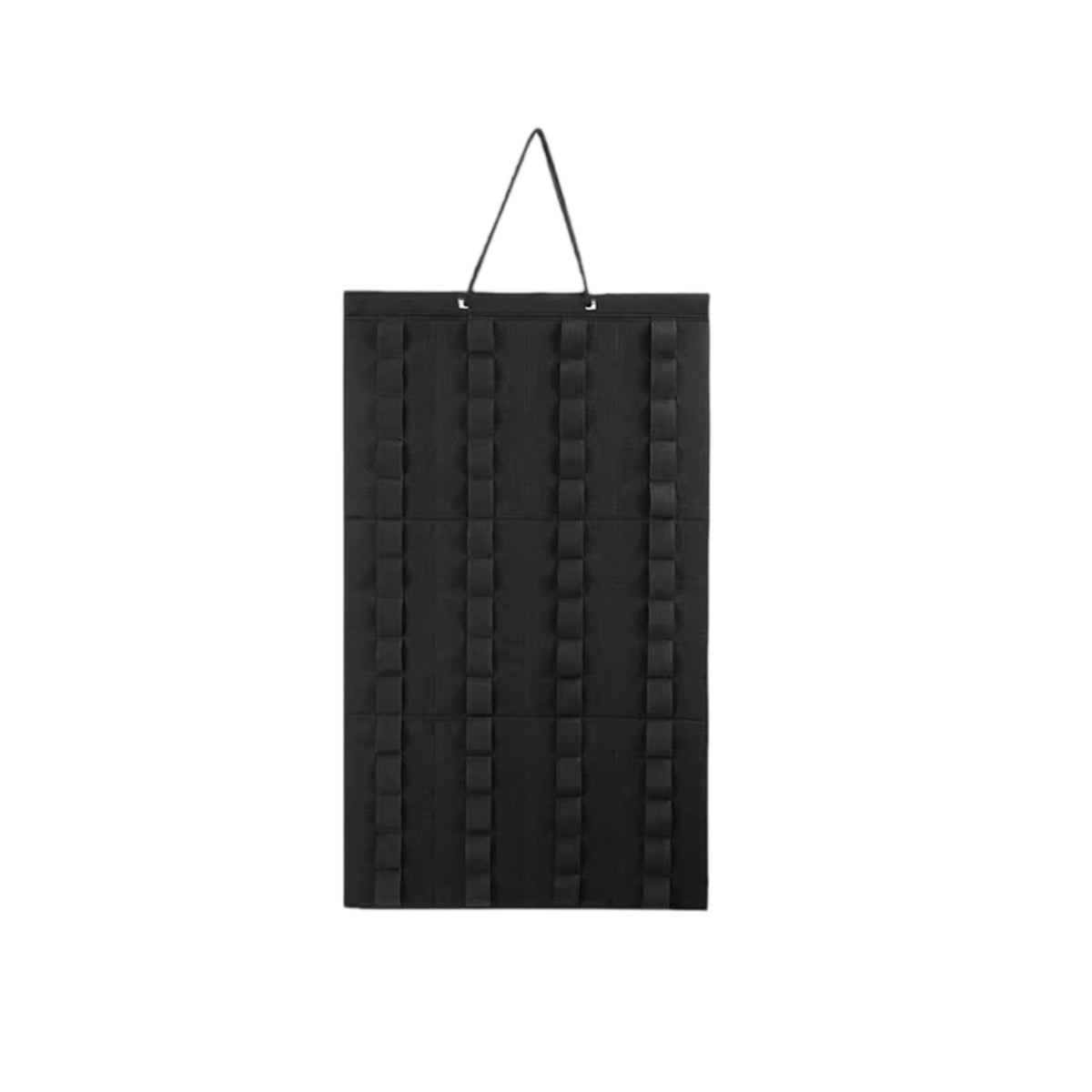 Stitched Pockets Toy Car Organizer Vertical Rows Felt Wall Organizer
