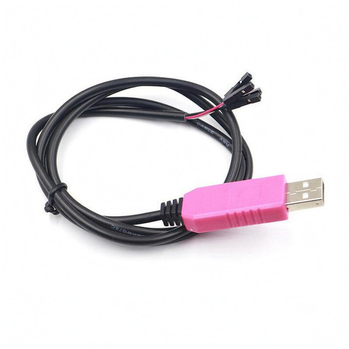 USB to TTL Converter Cable 4-Wire Lead Computer Accessory Color-Coded Wires