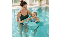 Young Child Float Flotation Device Inflation Infant Swim Float Anti-Backward Tilt Infant Swim Seat for Newborns, Young Children, Swimming