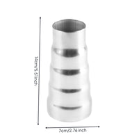 Intake Pipe Reducer 145 Mm Stepped Reducer Stainless Steel Pipe Fitting Corrosion Resistant Reducing Bushing Polished Surface
