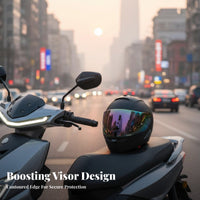 Electric Bike Helmet Visor Anti-Fog Helmet Lens Clear Vision for Motorcyclists