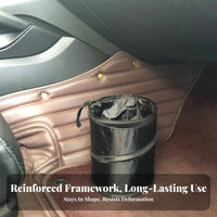 Foldable Car Trash Can Versatile Foldable Car Trash Can Multipurpose Foldable Vehicle Storage Bag for Drivers, Commuters, SUV, Truck, Travel