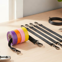 Tape Holder with Trigger Snap Hook Swivel Electrical Tape Holder with Snap Hook Hanging Strap with Clips Compact