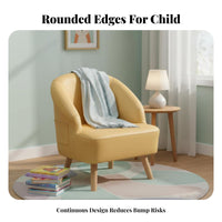 Soft Textile Upholstery Upholstered child's Armchair Comfortable Seating Upholstered youngsters' Club Chair High-Density Foam Toddler Seat Materials for Toddlers, Children, Preschoolers, Kindergarten, Reading Corner, Playroom, Nursery