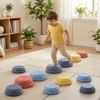 11 Pieces Balance Stepping Stone Sturdy Play Equipment Stackable for Classroom