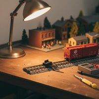 Electric Power Feed Box Easy Install Track Power Box Beginner Friendly HO Scale Track Connector No Soldering Required