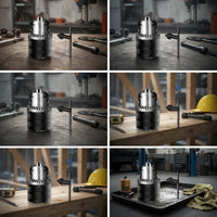 Keyed Chuck Ergonomic Chuck with Key Anti-Rust for Drilling, DIYers