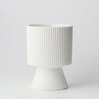 Plant Pots for House Plants and Indoor Plants, Single Green Ceramic Pots for Snake Plant or Bonsai Pot, Modern Minimalist Planter for Home Office