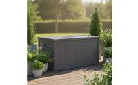 Storage Box with Gas Struts Weather-Resistant Patio Storage Box Large for Homeowners, Gardeners, Garden, Terrace