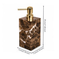 Lotion Bottle with Pump Gold-Colored for Bathroom, Countertop