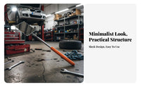 Telescopic Inspection Mirror Portable Undercarriage Inspection Mirror Adjustable Reach Soft Grip for Auto Technicians