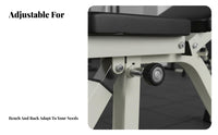 Non-Slip Feet Adjustable Weight Bench and Rack Sturdy Steel Construction Adjustable Bench Press Rack Heavy Duty Strength Training Equipment for Men, Bodybuilders, Beginners
