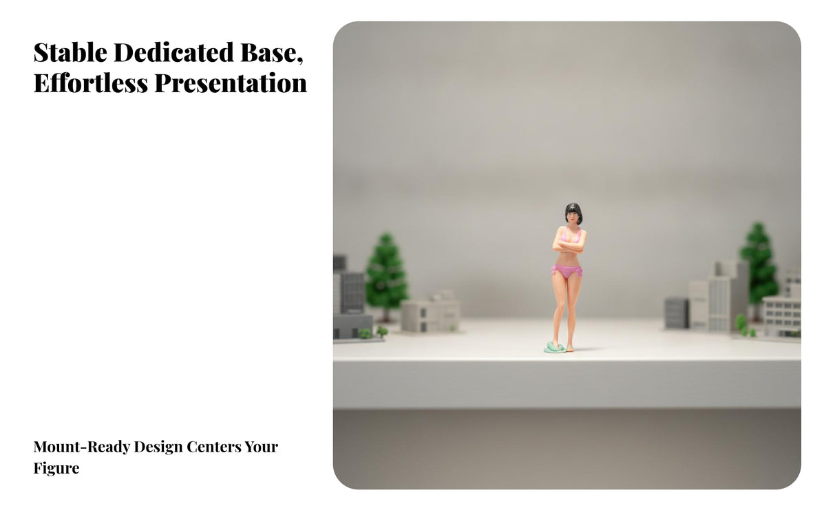 1/64 Scale Miniature Figure | Finely Detailed Hand-Painted Finish, Diorama Figure, for Dioramas