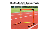Tool Adjustable Height Hurdle Stable Base Sports Gear Soccer Training Hurdle