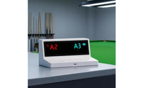 OLED Display Card Game Scorekeeper USB-C Charging Electronic Scorekeeper Rechargeable Tabletop Scoreboard White