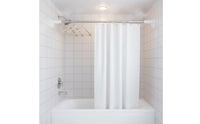 Easy-Mount Telescopic Rod Sturdy-Duty Easy-Mount Curtain Rod Stainless Steel Curtain Pole Versatile for Renters, Window
