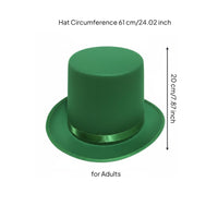 Stage Performance Black Top Hat Illusion Performance Prop Magician Top Hat Tall for Cosplayers, Performers, Cosplay Events