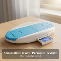 Infant Height and Weight Scale Connectivity Digital Infant Scale Built-in Tape Measure Smart Infant Growth Measurement Device for Nursery, Home