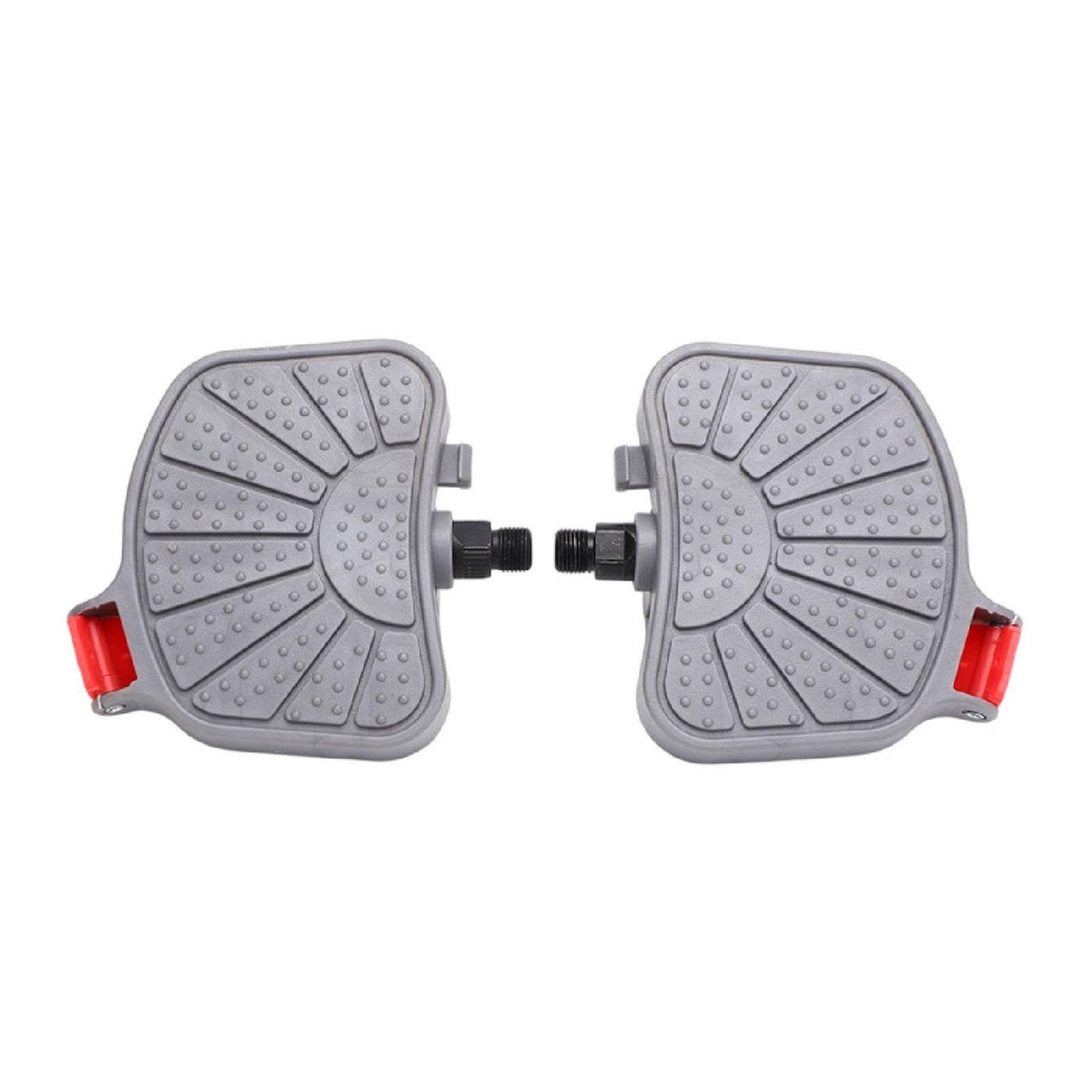 Bike Pedals with Straps Non-Slip Exercise Bike Pedals with Straps Adjustable
