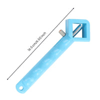 Stamping Handle Textured Stamp Punch Holder Sturdy Tool Handle with Screw for Metalworking