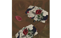 Women's Folding Umbrella Octagonal Shape Vintage Floral Umbrella Outdoor Accessory Lightweight for Everyday Carry