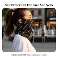 Sun Protection Face Covering Breathable Neck Gaiter with Ear Loops Cooling Face Cover Lightweight Cooling Neck Tube With