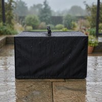 Dustproof Black Microwave Cover Silver Coated Oxford Cloth Microwave Cover 420D Kitchenware Top Handle
