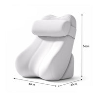 Bed Support Pillow with Headrest Contoured Reading Pillow with Headrest Cushion Supportive Multifunctional for Readers