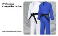 Thickened Material Judo Gi Long-Lasting Thick Cotton Judo Suit Wear-Resistant for Children, Jujitsu Practitioners, Competition