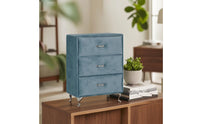 Jewelry Storage Cabinet 3-Drawer Jewelry Box with Drawers Compact Dresser with Drawers for Women, Girls, Vanity, Bedside Table