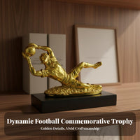 Fan Collectible Goalkeeper Award Commemorative Gift Soccer Goalie Award Resin Craft for Children, Adults, Tournaments, Competitions
