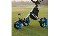 3 Wheel Golf Push Cart Portable 3 Wheel Golf Trolley Sturdy Frame Athletic Gear for Golfers