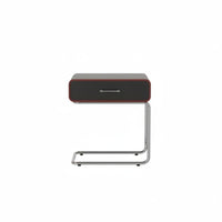 Japanese aesthetic C-Shaped End Table Modernist Inspired Nightstand Minimalist Design Bedside Stand Sturdy Construction for Apartment Dwellers, Homeowners, Remote Workers, Bedroom, Living Room, Small Spaces, Home Office